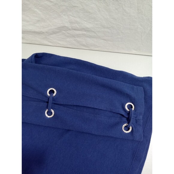 Quaker Factory By Jeanne‎ Bice Women Medium Blue 3/4 Split Sleeve - Picture 5 of 11